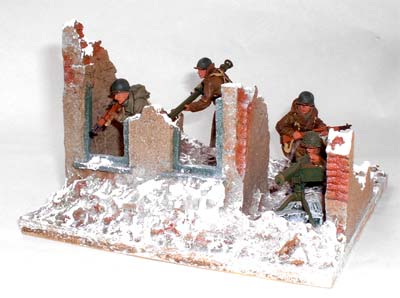 JG Miniatures - JGBBA02 - Diorama Base with King & Country Soldiers (BBA002)