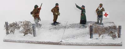 JG Miniatures - JGBBA03 - Diorama base with King & Country Soldiers (BBA003)