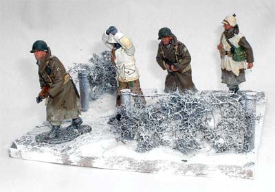 JG Miniatures - JGBBA06 - Diorama Base with King & Country Soldiers (BBA006)