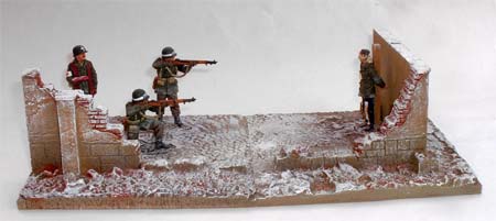 JG Miniatures - JGBBA07 - Diorama Base with King & Country Soldiers (BBA007)