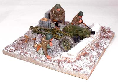 JG Miniatures - JGBBA09 - Diorama Base with King & Country Soldiers (BBA009)