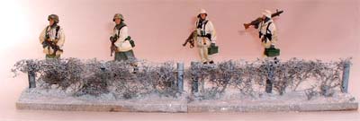 JG Miniatures - JGBBG02 - Diorama base with King & Country Soldiers (BBG002)