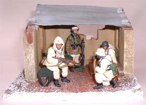 JG Miniatures - JGBBG03 - Diorama base with King & Country Soldiers