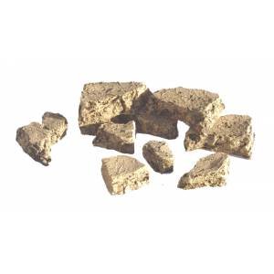 JG Miniatures - S46A - Pack of small desert rocks (paquet de petites roches du désert)