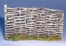 JG Miniatures - C13 - Wicker Fence Section