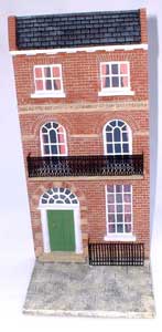 JG Miniatures - C27 - Georgian terraced house (brick)