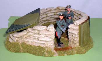 JG Miniatures - M04 - Aircraft Spotting Post - diorama avec figurines King and Country au 1-30ème