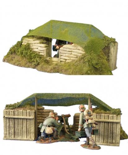 JG Miniatures - M08 - MG Nest (Grass Version)