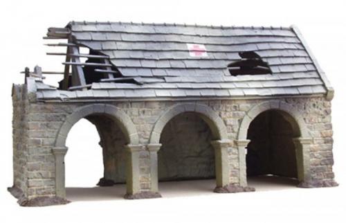 JG Miniatures - M30 - Ruined barn casualty clearing station