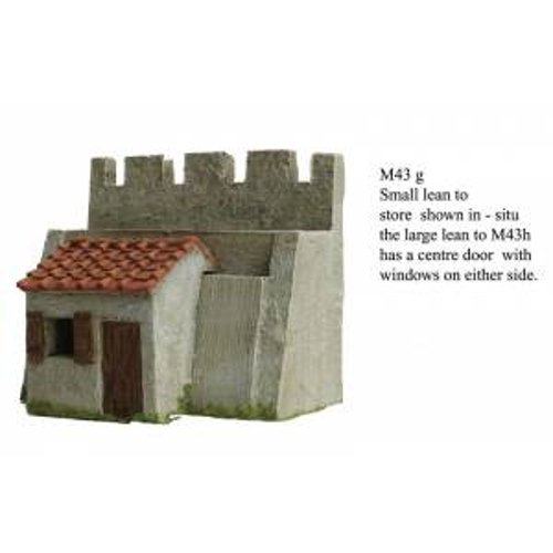 JG Miniatures - M43 g - Roman fort small lean to store house