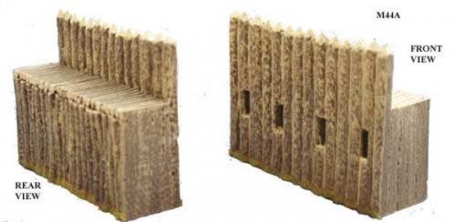 JG Miniatures - M44 a - Stockade Wall