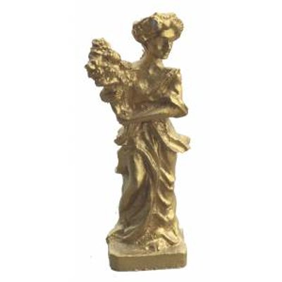 JG Miniatures - N19 - Gold statue of goddess flora for n18