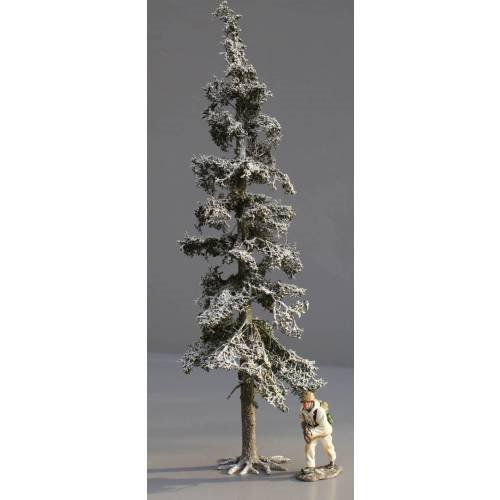 JG Miniatures - S05B - Tall Winter Fir (grand sapin enneigé)