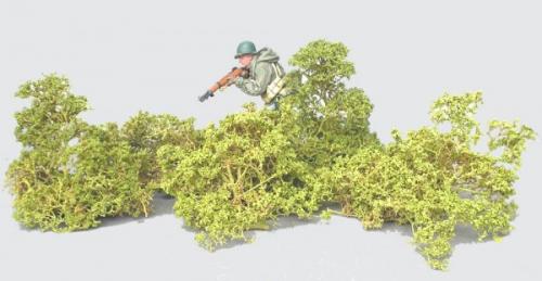 JG Miniatures - S08B - Small leaf bushes (petit buisson feuillu)