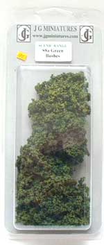 JG Miniatures - S08a - Bag of mixed bushes (green)