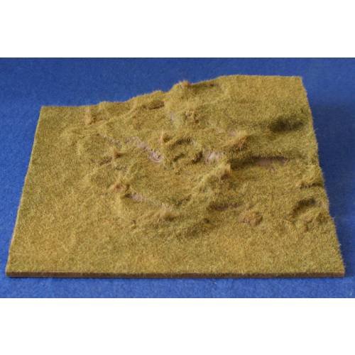 JG Miniatures - S22B - Grass slope corner (ridge)