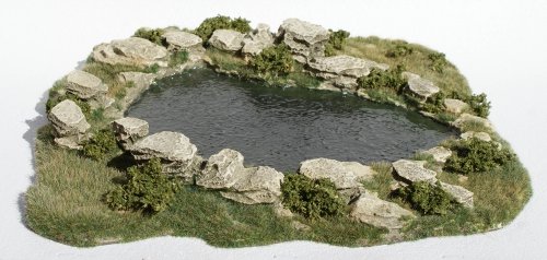 JG Miniatures - S28 - Large natural pond (grand étang naturel)