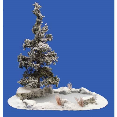 JG Miniatures - S41 - Pond in winter (étang en hiver)