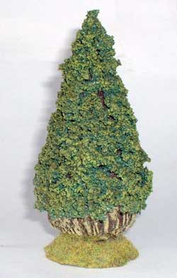 JG Miniatures - S43 - Lawson cypress tree