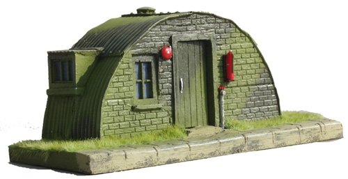 JG miniatures - M31 - Nissen hut facade