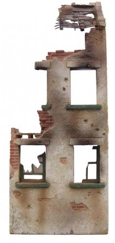 J G miniatures mur de pierre avec Gate section X 2 pieces 1:30th échelle