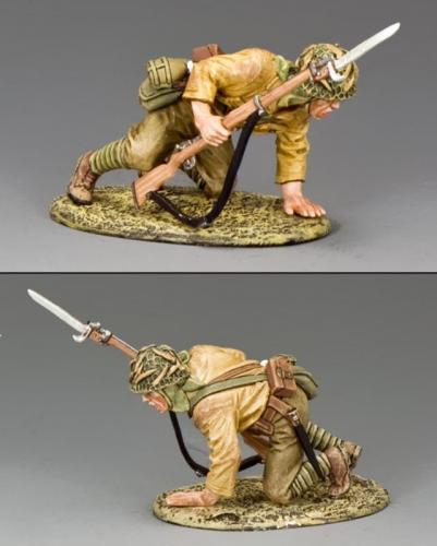 JN037 - Japanese Crouching Soldier