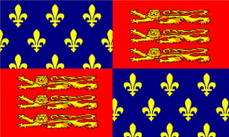 King Edward III Flag - Drapeau du Roi Edward III d'Angleterre (13 Nov. 1312 - 21 Juin 1377) - EN STOCK
