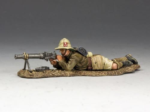 ME006 - Lying Prone Lewis Gunner (Lancashire Fusiliers, Middle East Campaign)