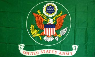 MF037 - U.S. Army Green Flag - Drapeau de l'armée américaine (vert) - EN STOCK