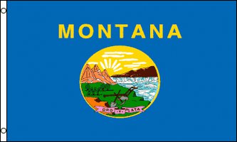 Montana Flag - Drapeau de l'état américain du MONTANA - EN STOCK