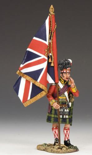 NA214 - Gordon Highlanders Officer with the King's Colour