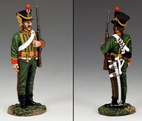 NA314 - Standing Hussar in Campaign Dress on Guard and on Duty