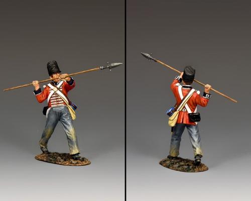 NA419 - British Infantryman with Pike Staff 