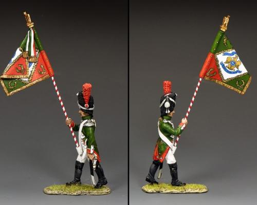 NA458 - Subaltern with Regimental Colour 