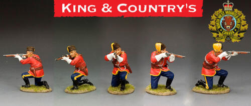 NWMP003 - Canadian Mountie Kneeling Firing Carbine