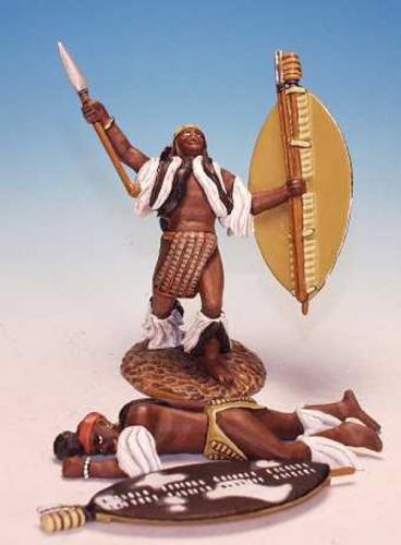 NZW.3 - Zulu 1 falling, 1 laying dead