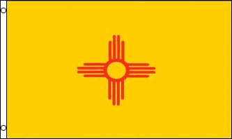 New Mexico Flag - Drapeau de l'état américain du NOUVEAU MEXIQUE - EN STOCK