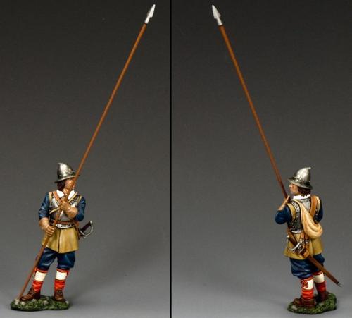 PnM004B - Vertical Pikeman (Royalist)