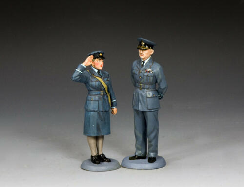 RAF080 - Air Chief Marshal Sir Hugh Dowding  the WAAF Section officer 