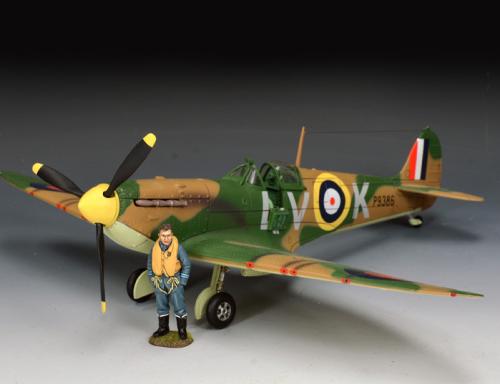 RAF102 - Supermarine SPITFIRE MKII   Flown by Sqdn. Ldr. Brian Lane