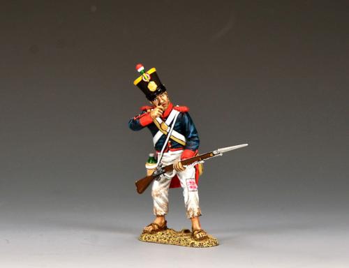 RTA130 - Santa Annas Soldier Biting open a fresh cartridge