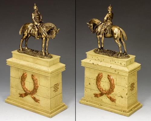 SP084-SA - Kaiser Wilhelm II on Large Equestrian Statue Plinth (Sandstone) (SP079 + SP084)