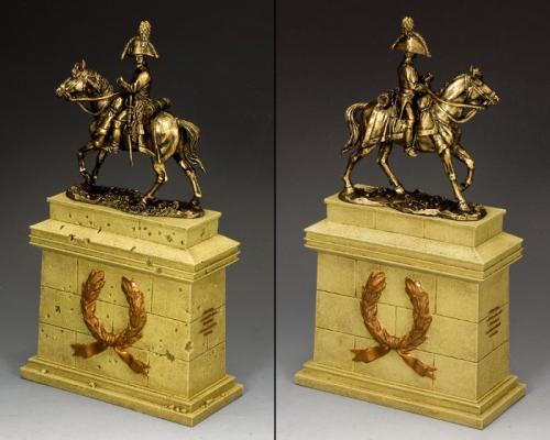 SP088- SA - The Mounted Russian Officer on Large Equestrian Statue Plinth (Sandstone) (SP079 + SP088)
