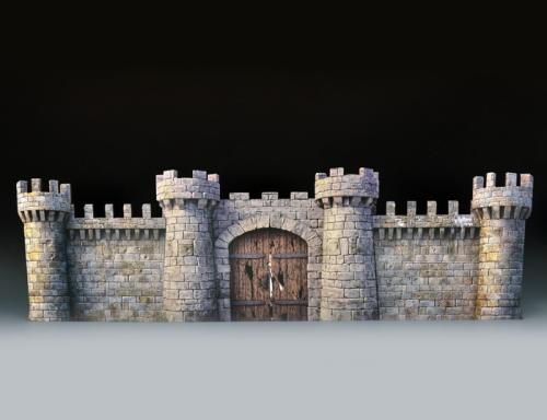 SP134 - The Castle Facade Backdrop (Newly Amended) - disponible début novembre