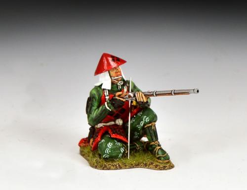 SW038 - Ashigaru Arquebusier Sitting Ready Eastern Army - disponible mi-septembre