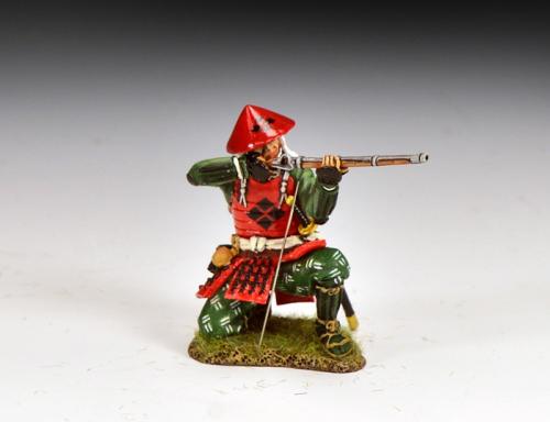 SW039 - Ashigaru Arquebusier Kneeling and Firing Eastern Army - disponible début novembre