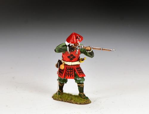 SW045 - Ashigaru Arquebusier Advancing and Firing Eastern Army - disponible début novembre