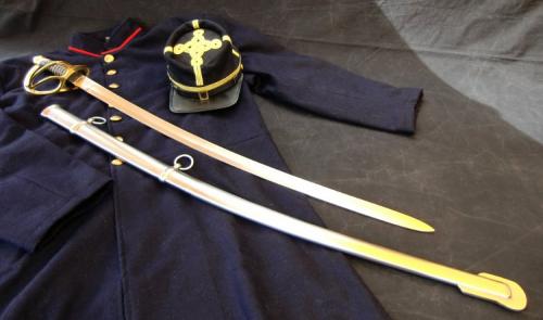 Sabre ACW - SLK1 - Sabre modèle 1860 cavalerie légère nordiste (Civil War light Cavalry North) - EN STOCK