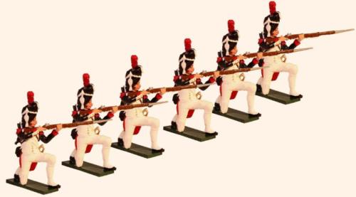 Tradition of London - 773 - French Grenadiers of the Guard Kneeling Firing Painted - disponible sur commande
