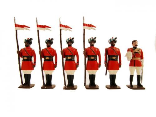 Tradition of London - Set N° 047 - 4th Regiment of Bengal Lancers 1900 - Set épuisé mais 1 dernier exemplaire EN STOCK